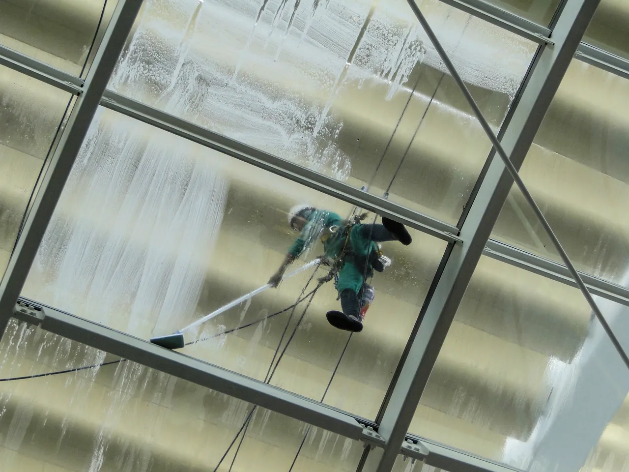 glass cleaning